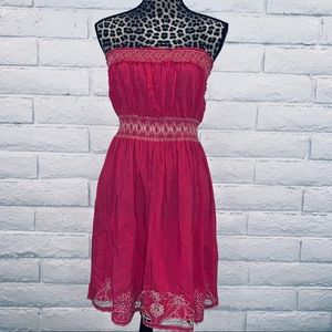American Rag Strapless Coral Spring Dress Size XL